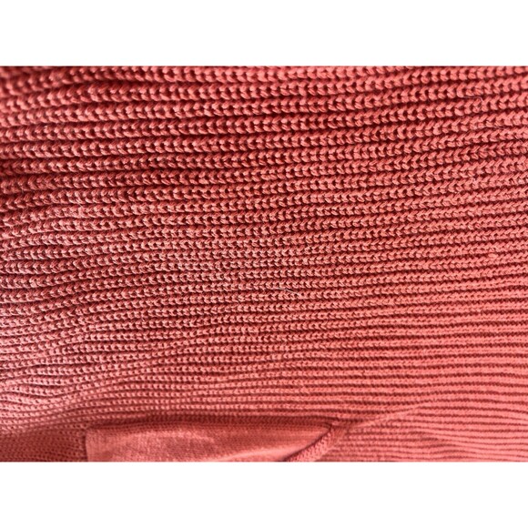 Prinbara Orange Mock Neck Sweater Womens Medium - Picture 3 of 8